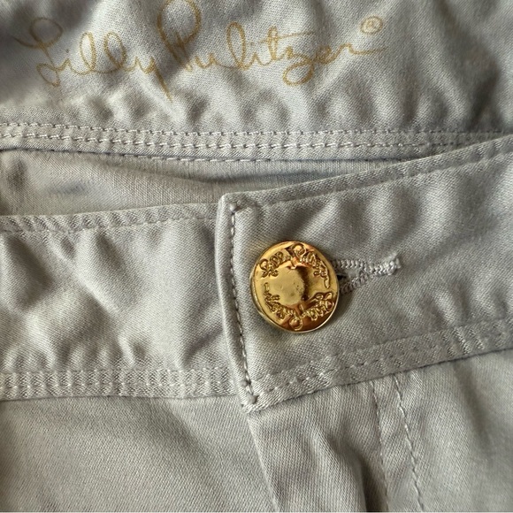 Lilly Pulitzer Worth Skinny Pants Women’s Size 4 Silver Gray Preppy Stretch - Picture 5 of 10